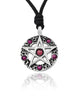 Pentagram Silver Pewter Charm Necklace Pendant Jewelry