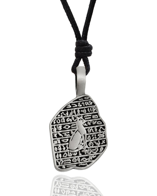 New Egypt Cat Bastet Silver Pewter Charm Necklace Pendant Jewelry