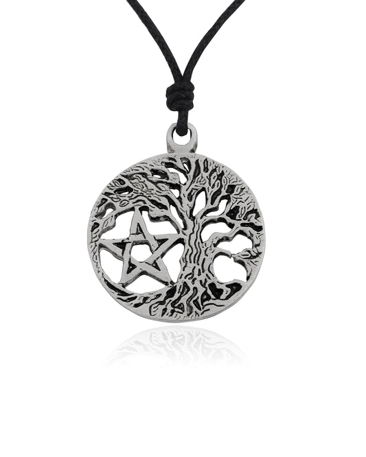 Tree Of Life Silver Pewter Gold Brass Charm Necklace Pendant Jewelry