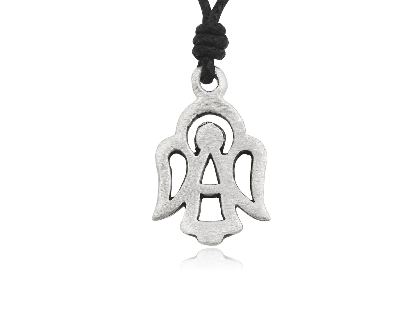 Symbol Angel Silver Pewter Necklace Pendent Jewelry