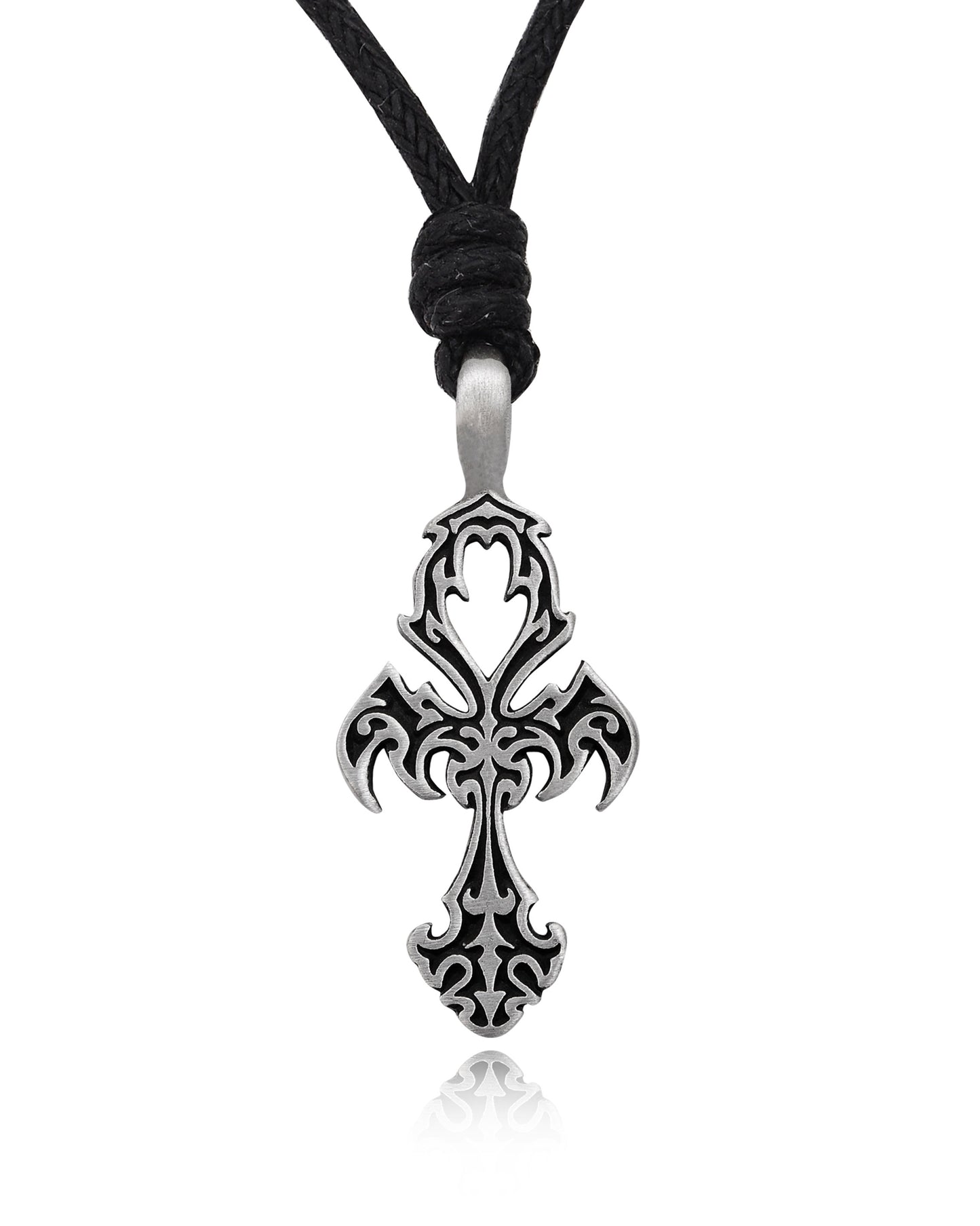 Classic Celtic Cross Silver Pewter Charm Necklace Pendant Jewelry