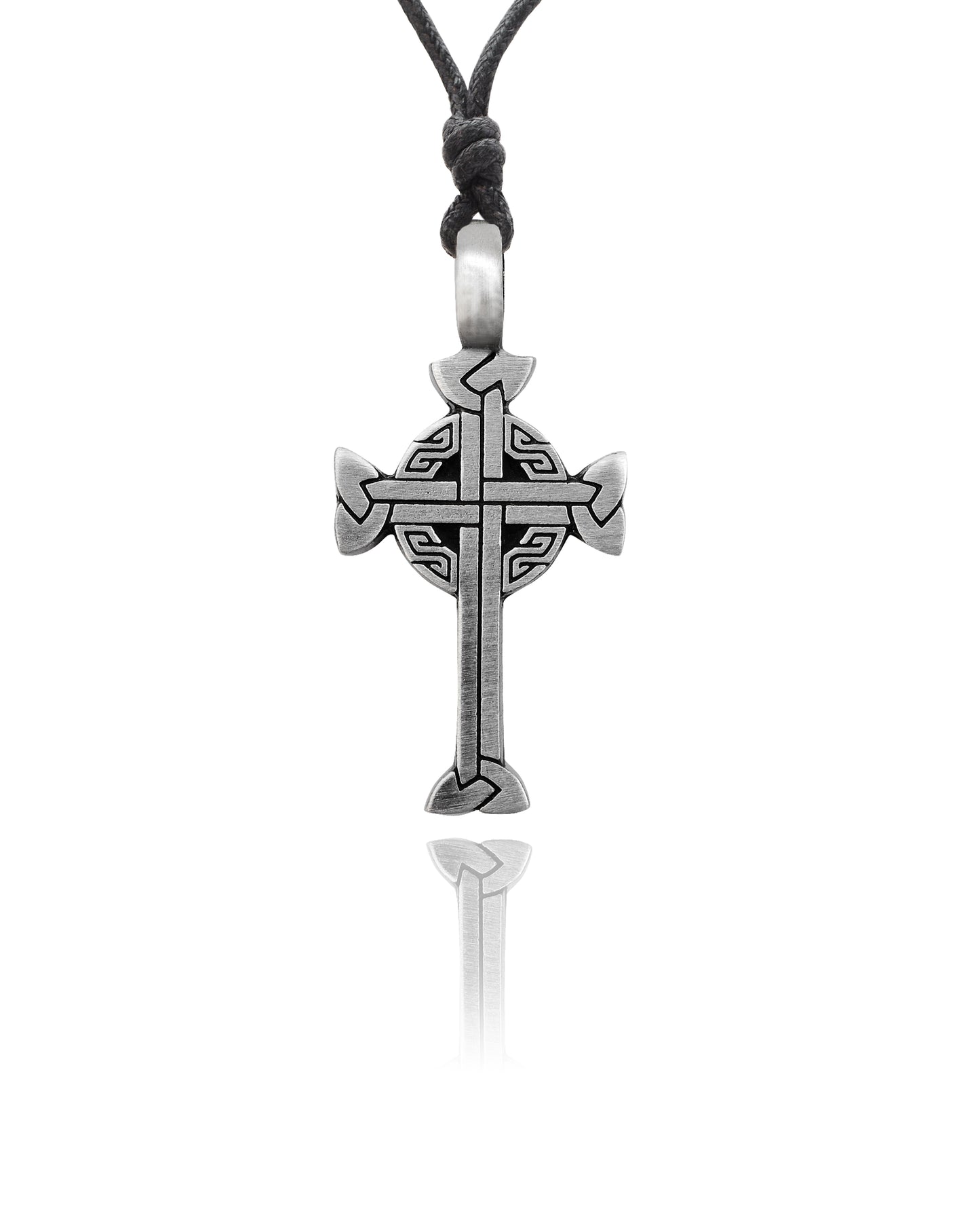 Celtic Cross Silver Pewter Gold Brass Charm Necklace Pendant Jewelry
