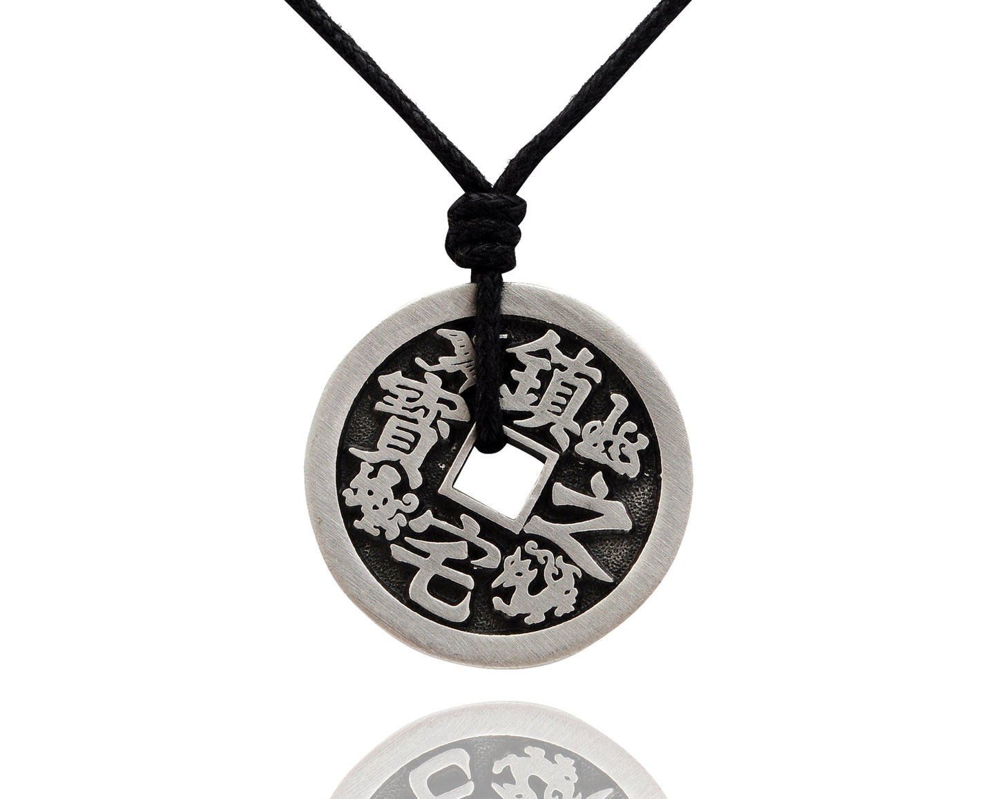 New Chinese Zodiac I-ching Silver Pewter Charm Necklace Pendant Jewelry