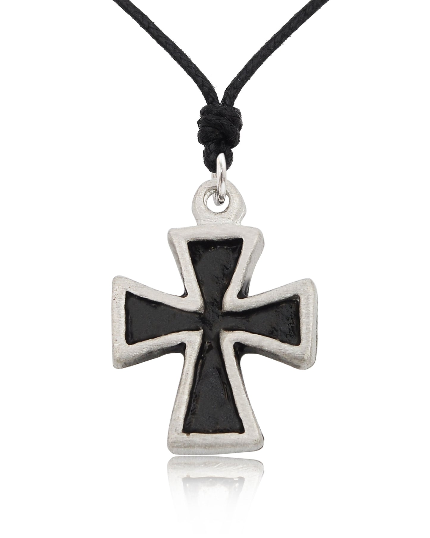 New Christian Cross Sterling-silver Pewter Charm Necklace Pendent Jewelry