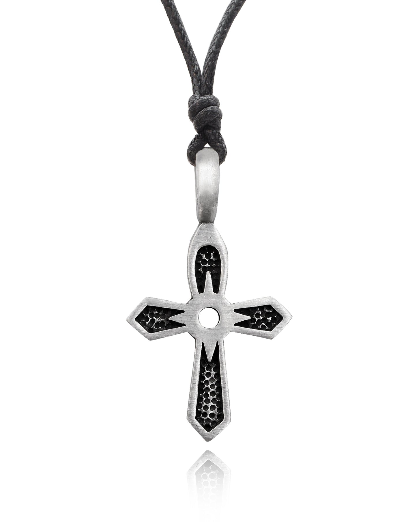 Gothic Cross Silver Pewter Gold Brass Charm Necklace Pendant Jewelry
