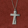 The Christian Cross Silver Pewter Charm Necklace Pendant Jewelry