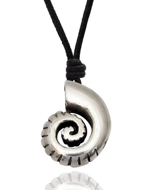 Ocean Shell Silver Pewter Gold Brass Charm Necklace Pendant Jewelry