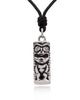 Hawaiian God 92.5 Sterling Silver Gold Brass Necklace Pendant Jewelry