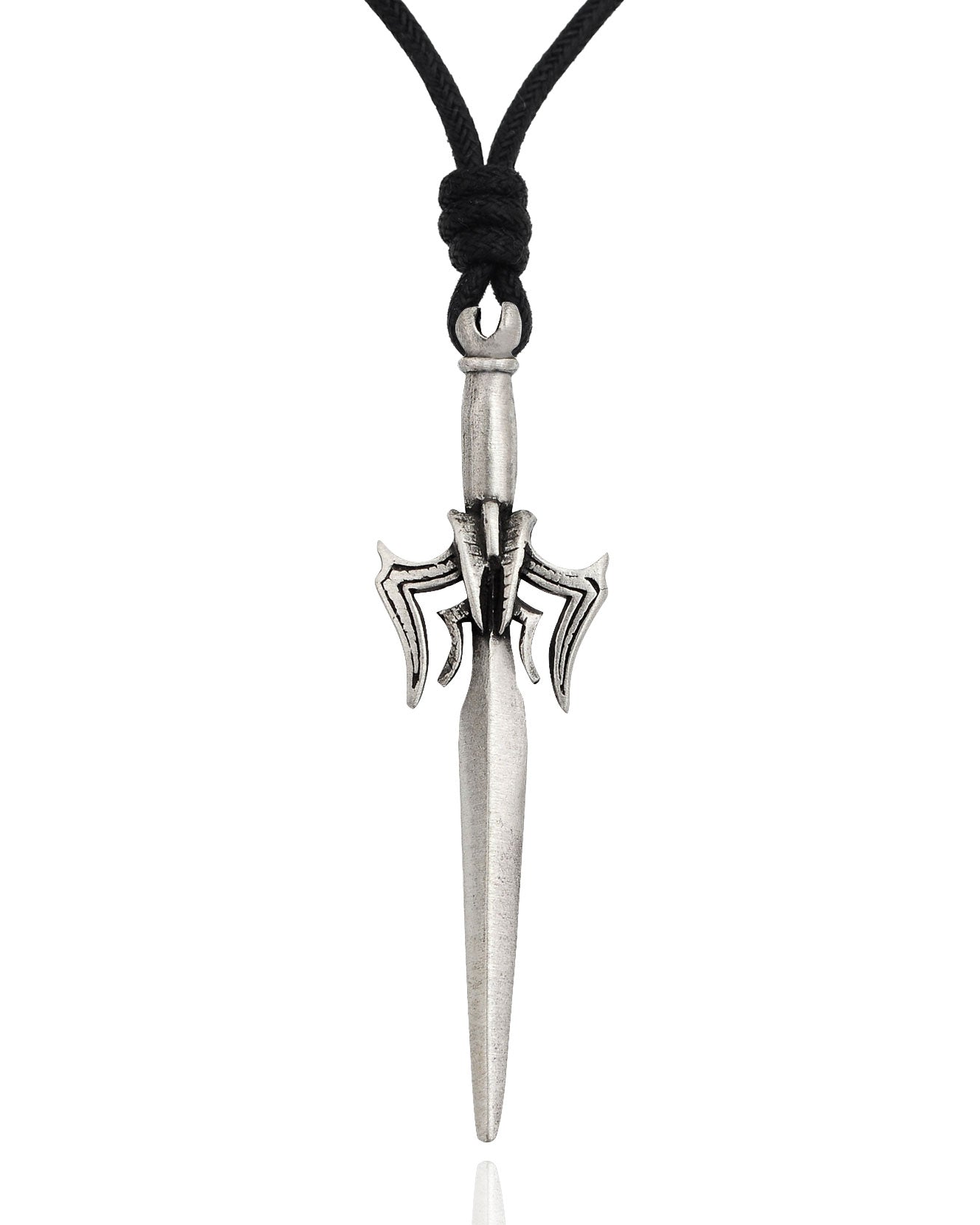 Sword Silver Pewter Charm Necklace Pendant Jewelry Various Style