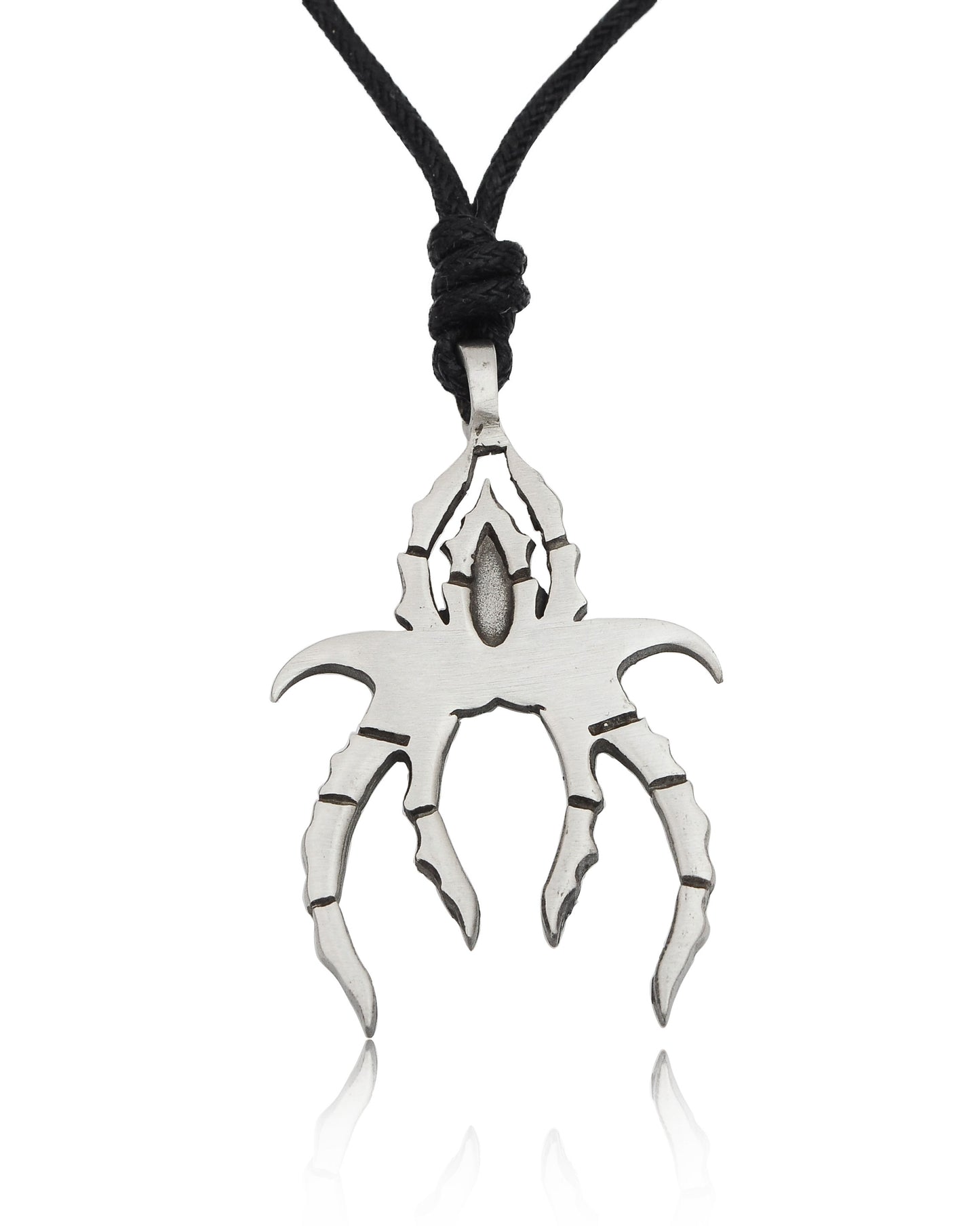 Spider Insect Silver Pewter Charm Necklace Pendant Jewelry