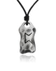 The Elder Futhark Viking Runes Silver Pewter Charm Necklace Pendant Jewelry