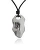 The Elder Futhark Viking Runes Silver Pewter Charm Necklace Pendant Jewelry