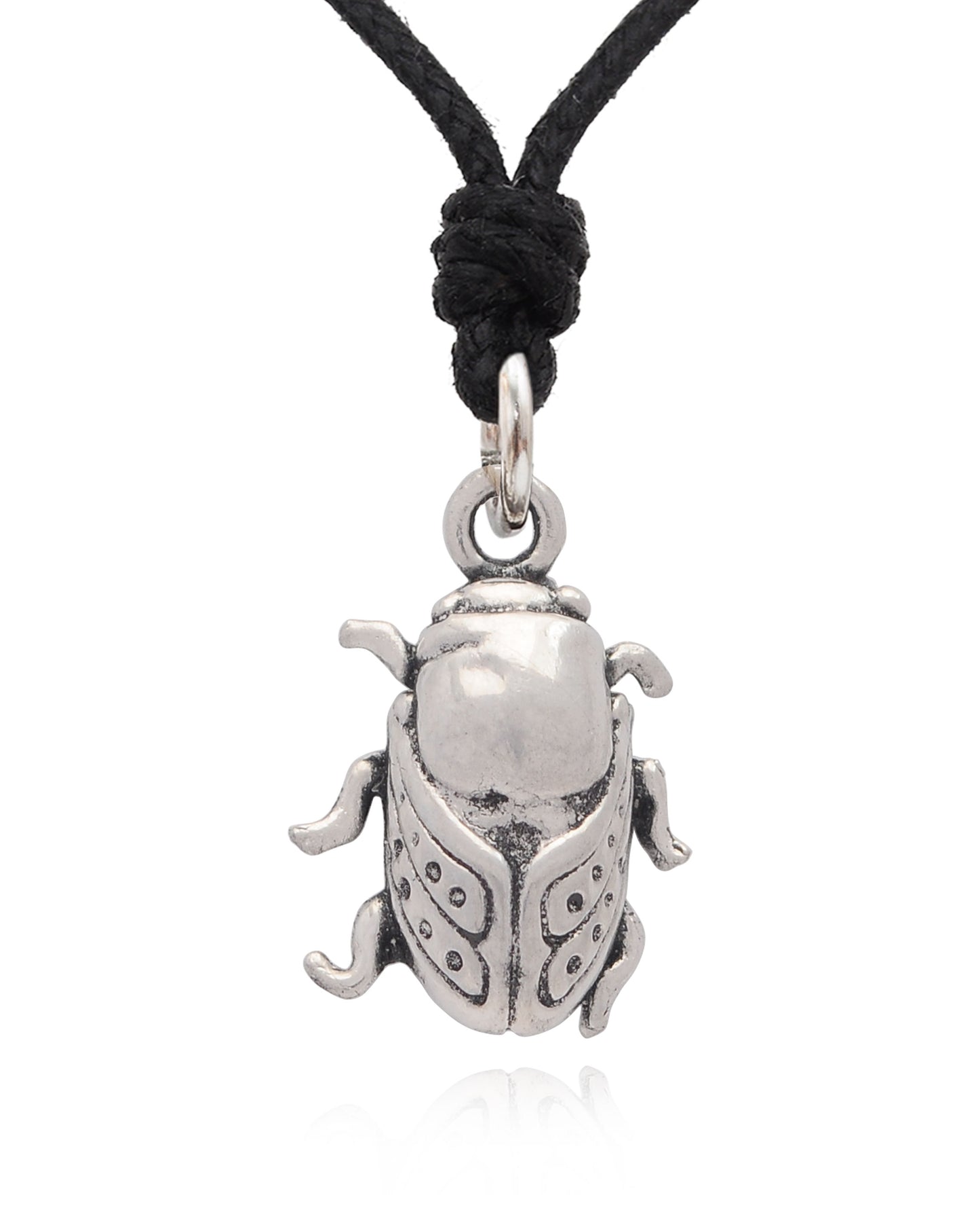 Lovely Cicada Silver Pewter Necklace Pendant Jewelry