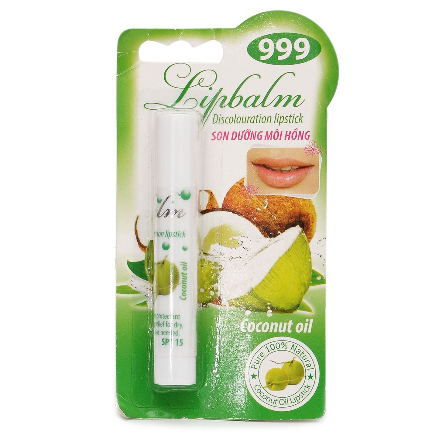 B.M.B Lipbalm - Capstick-Pure 100% Natural Coconut Oil Strwaberry Cherry