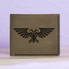 Men's Celtic Phoenix Handmade Genuine Leather Blocking Bifold Wallet MHLT_01_GRN