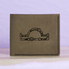 Men's Astrology Horoscope 3 Genuine Leather Blocking Bifold Wallet MHLT_01_GRN