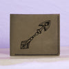 Men's Astrology Horoscope 3 Genuine Leather Blocking Bifold Wallet MHLT_01_GRN