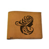 Men's Astrology Horoscope 2 Genuine Leather Blocking Bifold Wallet MHLT_02_BRN