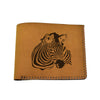 Men's Tribal Horse 2 Handmade Genuine Leather Blocking Bifold Wallet MHLT_02_BRN