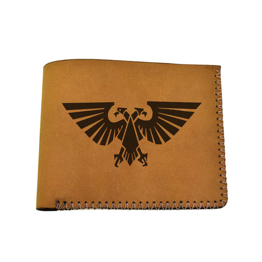 Men's Celtic Phoenix Handmade Genuine Leather Blocking Bifold Wallet MHLT_02_BRN