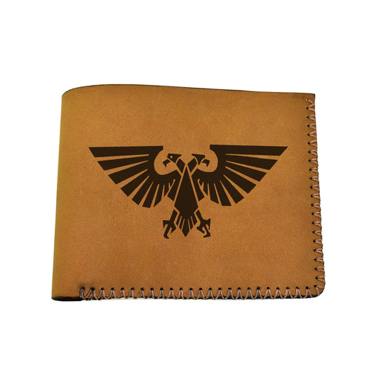 Men's Celtic Phoenix Handmade Genuine Leather Blocking Bifold Wallet MHLT_02_BRN