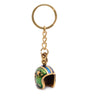 Motorcycle Helmet Handmade Brass Keychains Keyrings MKC