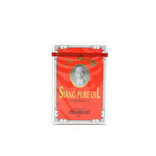 Siang Pure Oil Original Red Formula – Menthol, Peppermint Oil, Camphor, Cinnamon Oil, & Clove Oil 3cc