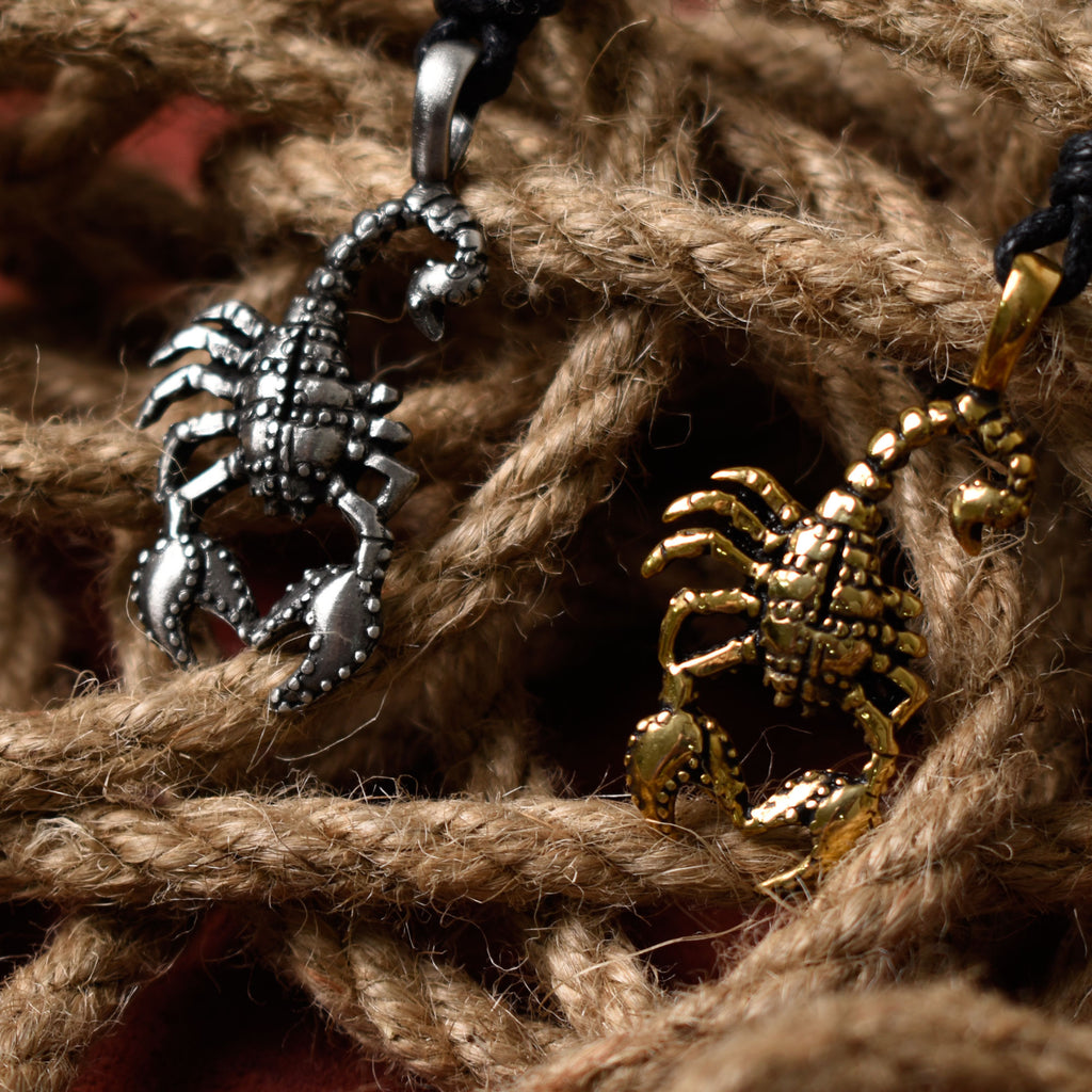 Stylish Scorpion Handmade Silver Pewter Brass Necklace Pendant Jewelry