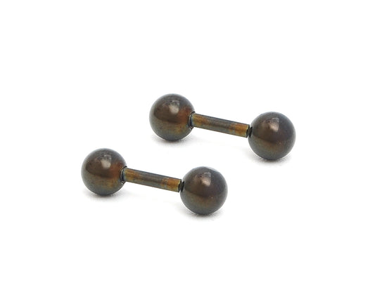 1 Stainless Steel Ball Barbell Ear Piercing Studs Earrings Body Piercing Jewelry