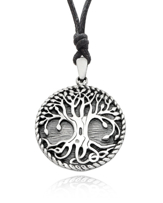 Celtic Tree Of Life 92.5 Sterling Silver Pewter Brass Necklace Pendant Jewelry