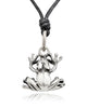 Frog Toad Prince 92.5 Sterling Silver Gold Brass Charm Necklace Pendant Jewelry (Copy)