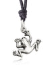 Frog Toad Prince 92.5 Sterling Silver Gold Brass Charm Necklace Pendant Jewelry (Copy)