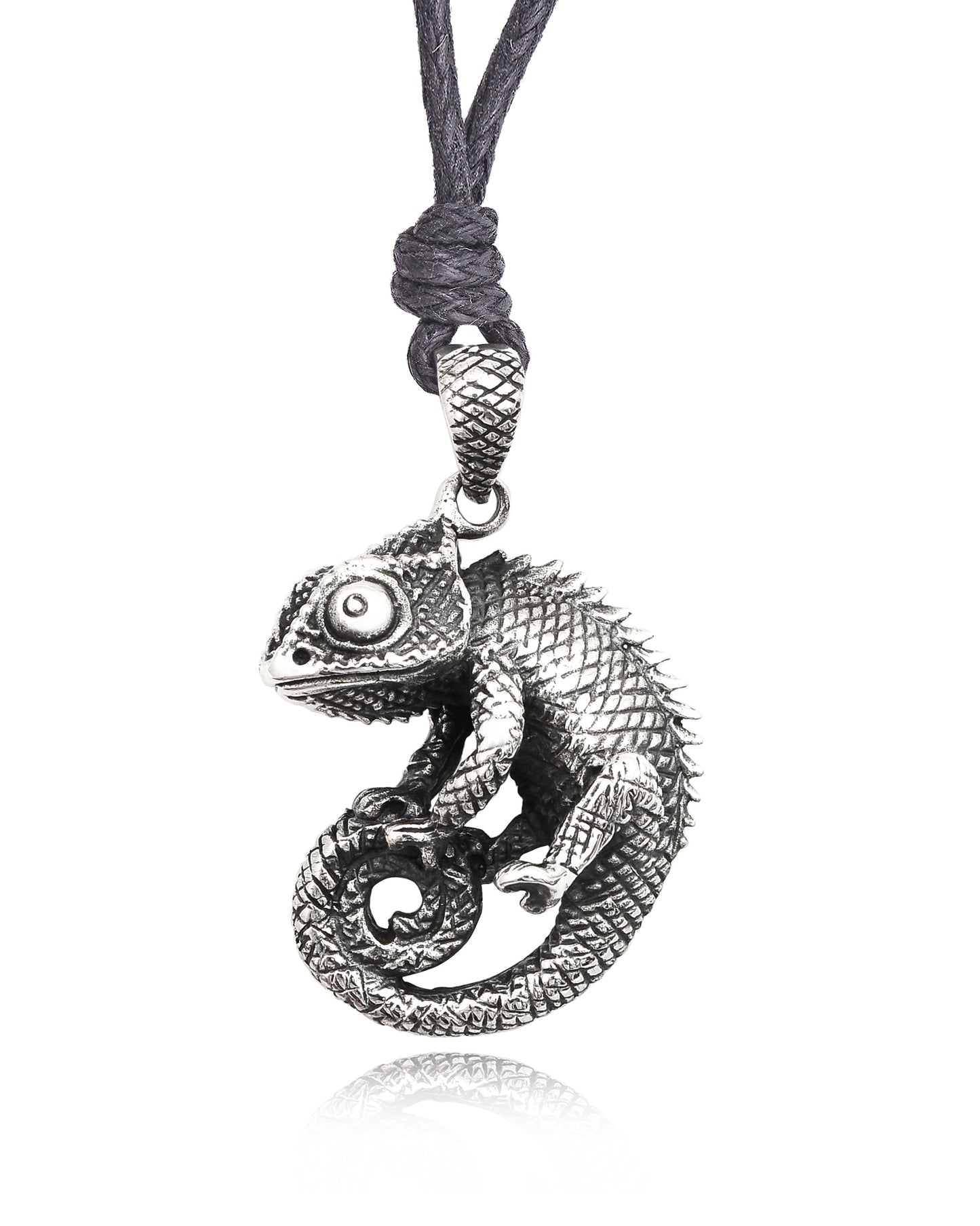 New Lizard Reptile 92.5 Sterling Silver Gold Brass Charm Necklace Pendant Jewelry
