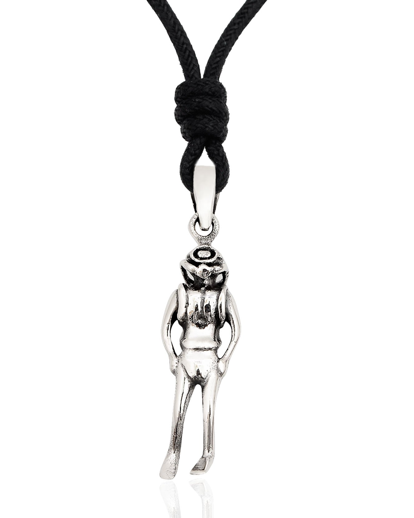 Scuba Diver 92.5 Sterling Silver Gold Brass Charm Necklace Pendant Jewelry