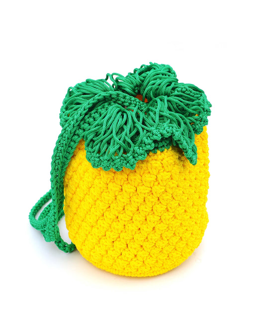 Pineapple Crochet: Handmade Cross Body Bag/Beach Bag