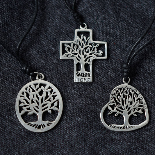 Cross Heart Celtic Tree Of Life Hope Silver Pewter Necklace Pendant Jewelry