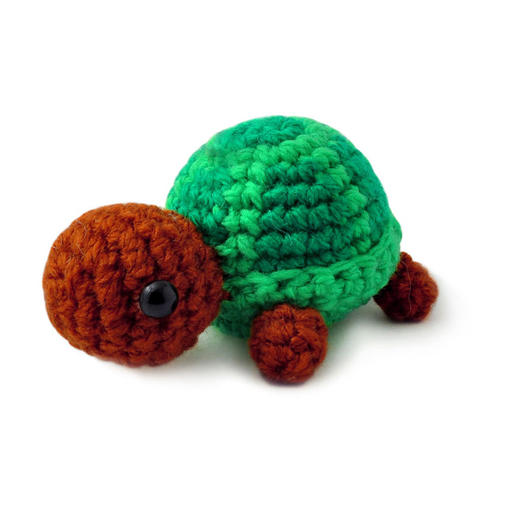 Green Turtle Handmade Amigurumi Stuffed Toy Knit Crochet Doll VAC