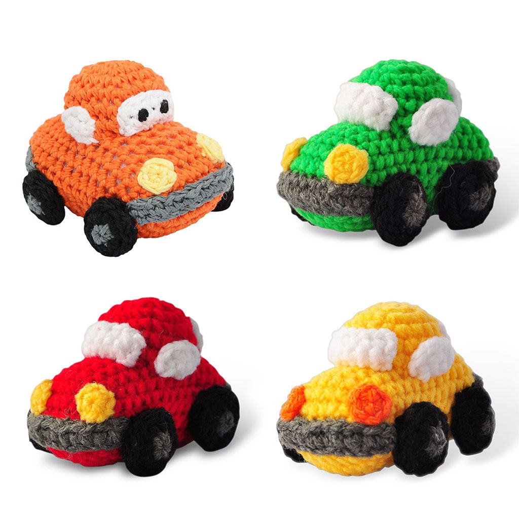 Car Toy Handmade Amigurumi Stuffed Toy Knit Crochet Doll VAC