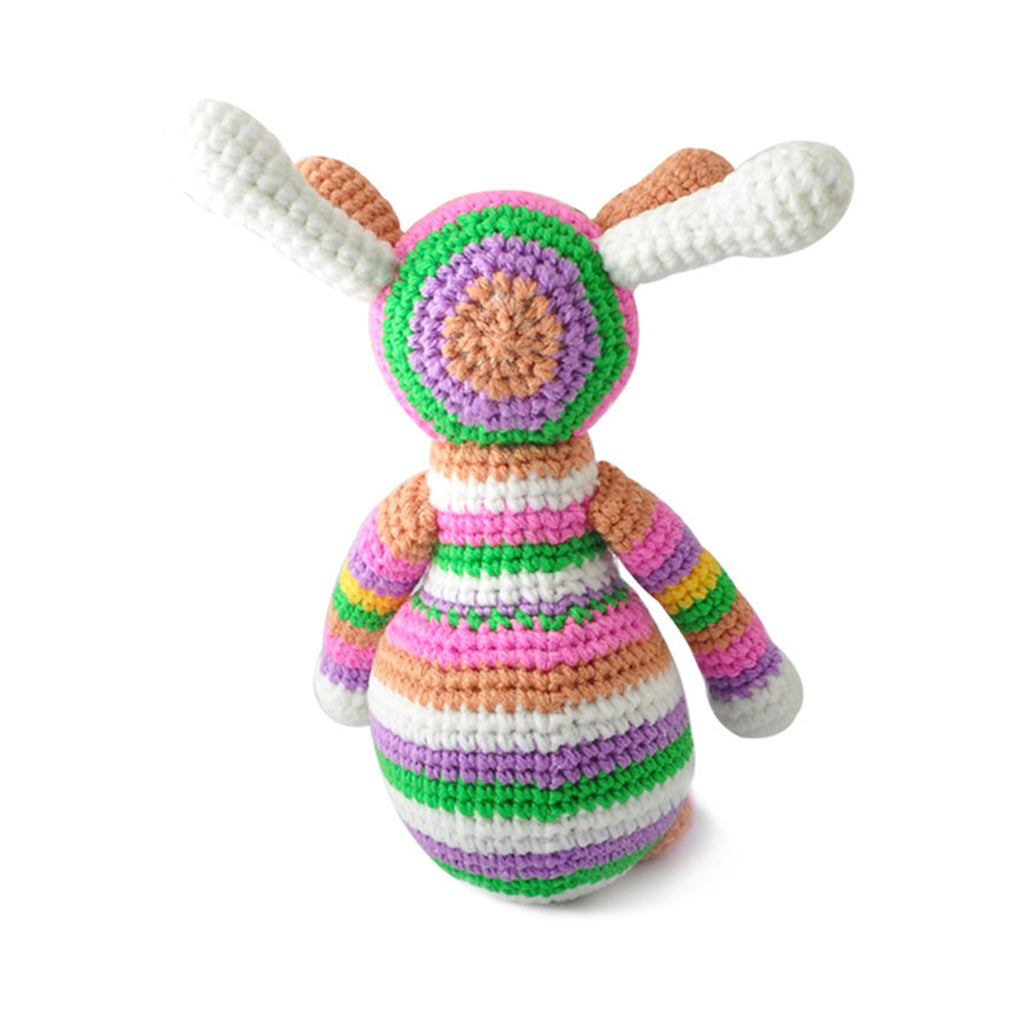 Multicolor Giraffe Handmade Amigurumi Stuffed Toy Knit Crochet Doll VAC