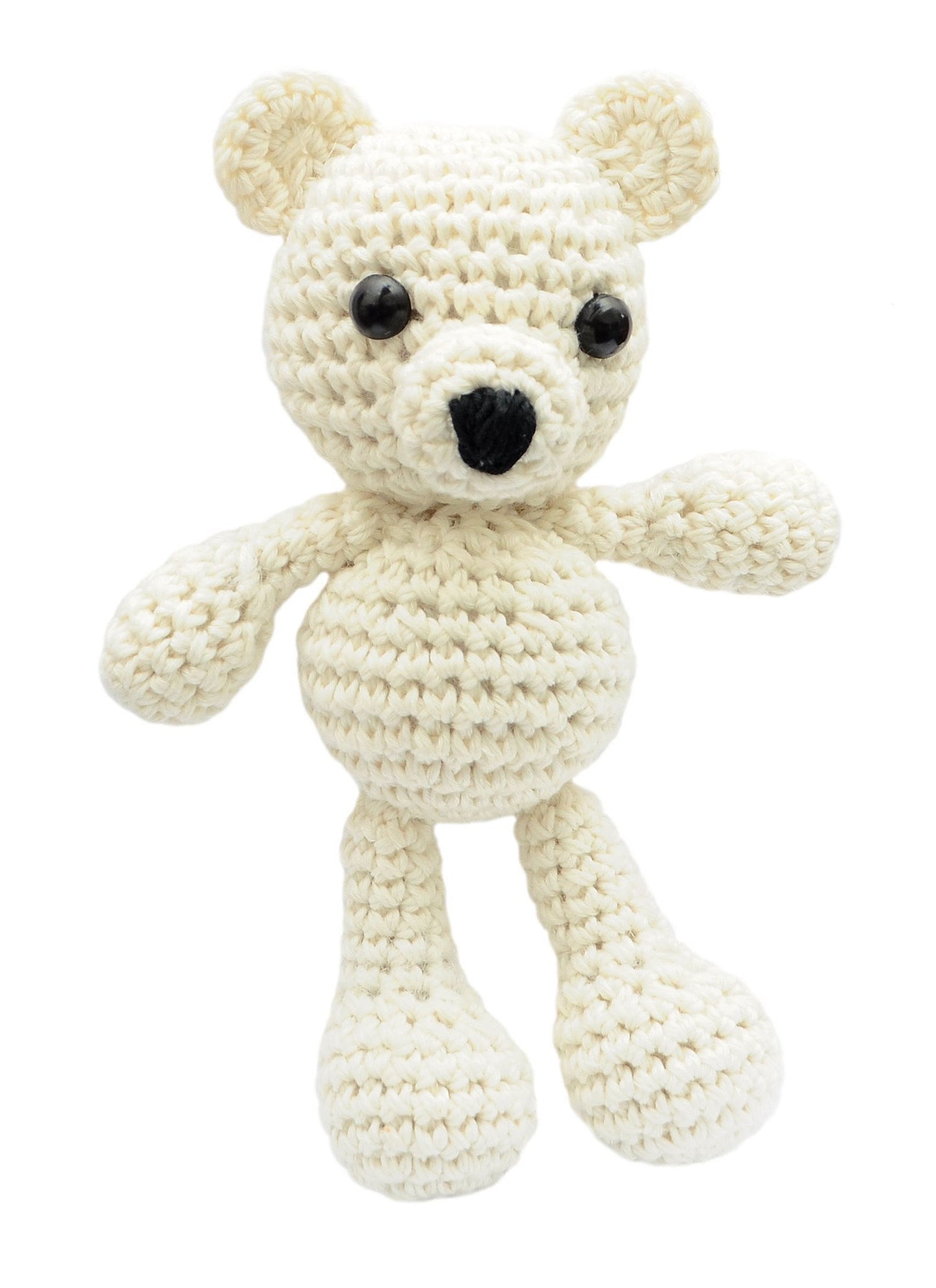 White Puppy Handmade Amigurumi Stuffed Toy Knit Crochet Doll VAC