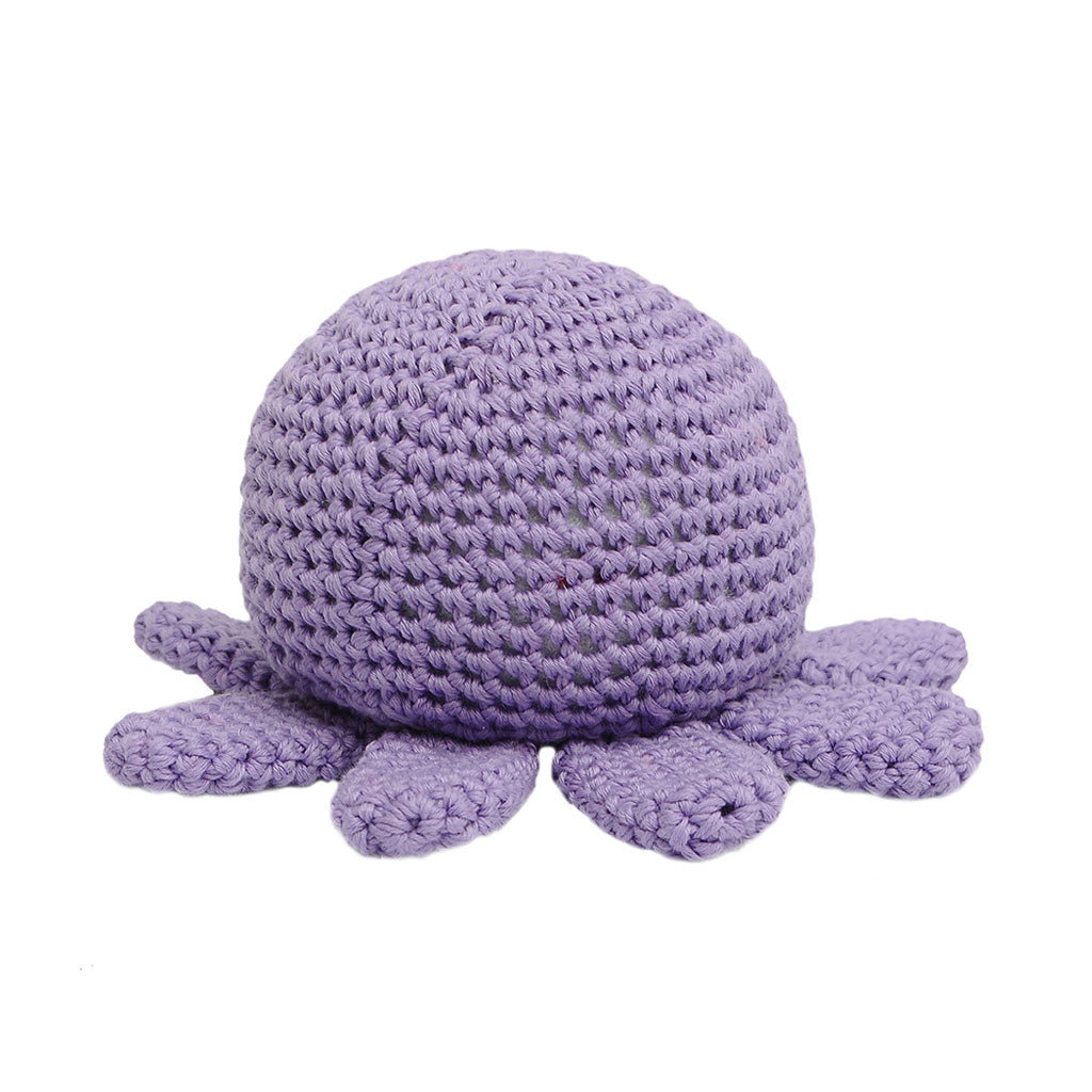 Purple Octopus Handmade Amigurumi Stuffed Toy Knit Crochet Doll VAC