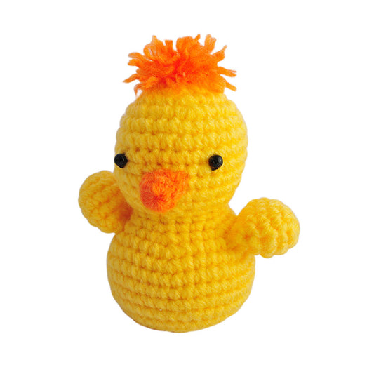 Yellow Ducks Handmade Amigurumi Stuffed Toy Knit Crochet Doll VAC