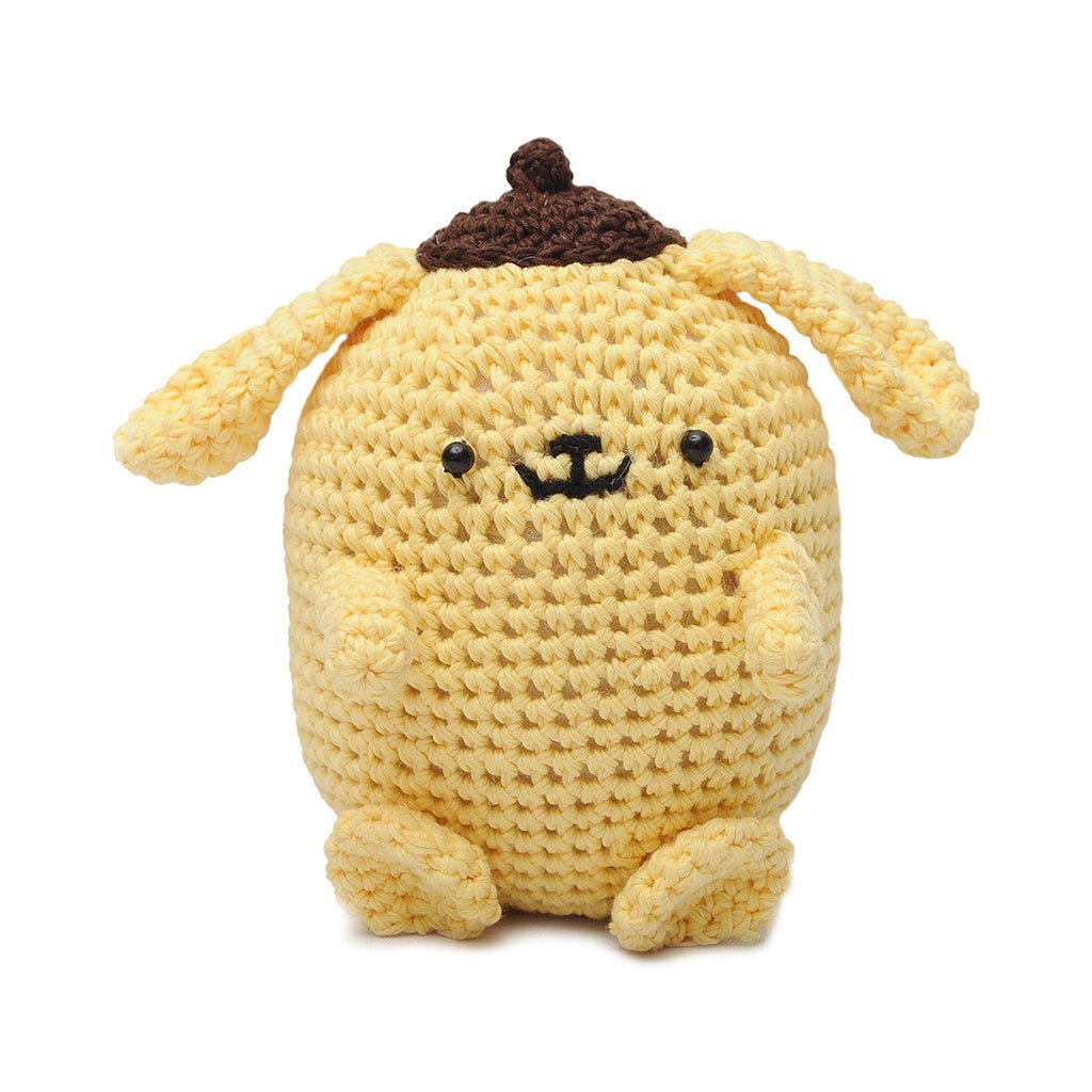 Yellow Purin Pokemon Handmade Amigurumi Stuffed Toy Knit Crochet Doll VAC