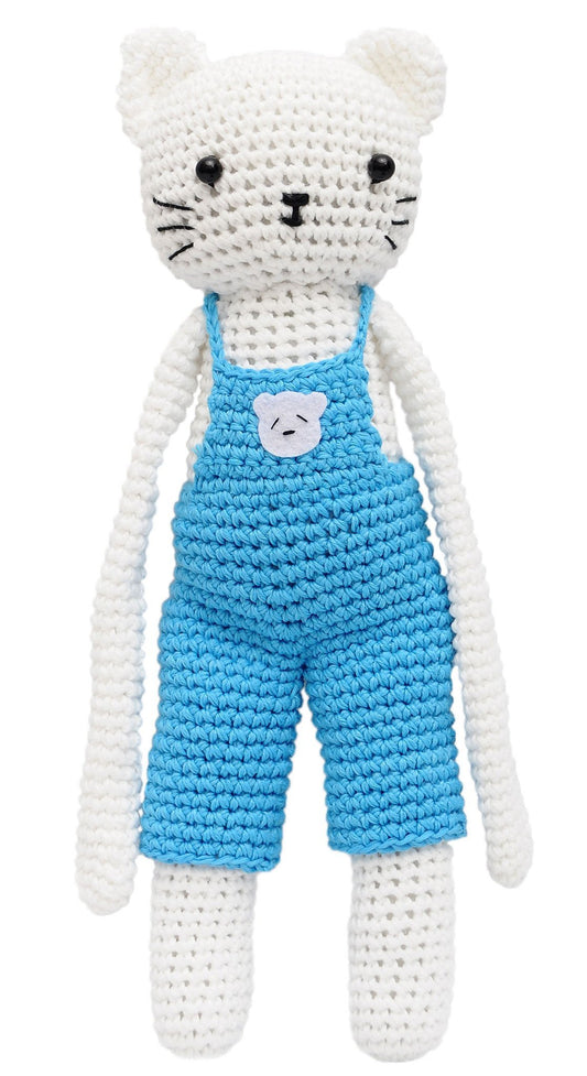 Cat and Dog Handmade Amigurumi Stuffed Toy Knit Crochet Doll VAC