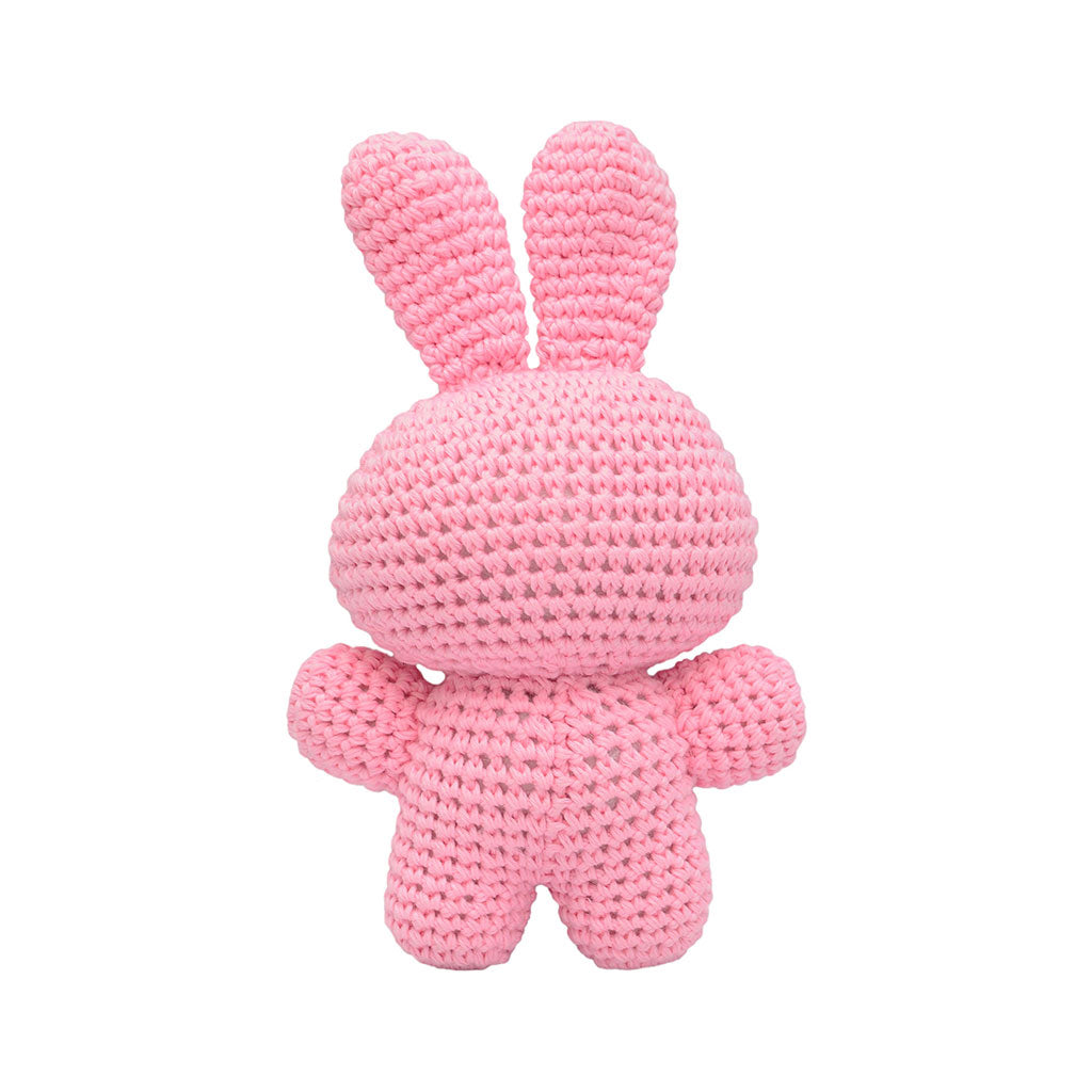 Pink Rabbit Handmade Amigurumi Stuffed Toy Knit Crochet Doll VAC