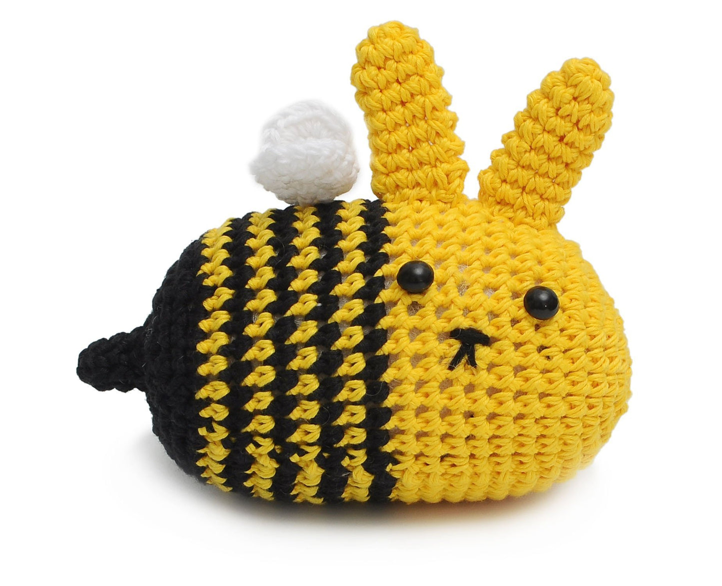 Yellow-Brown Bunnies Handmade Amigurumi Stuffed Toy Knit Crochet Doll VAC