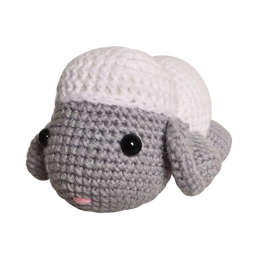 Sheep Handmade Amigurumi Stuffed Toy Knit Crochet Doll VAC