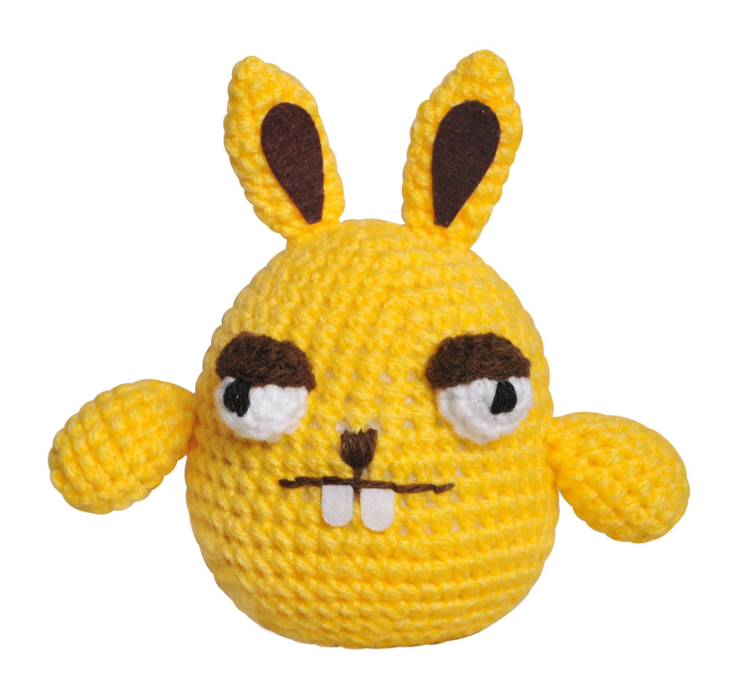 Yellow;Blue;Red Rabbit Handmade Amigurumi Stuffed Toy Knit Crochet Doll VAC