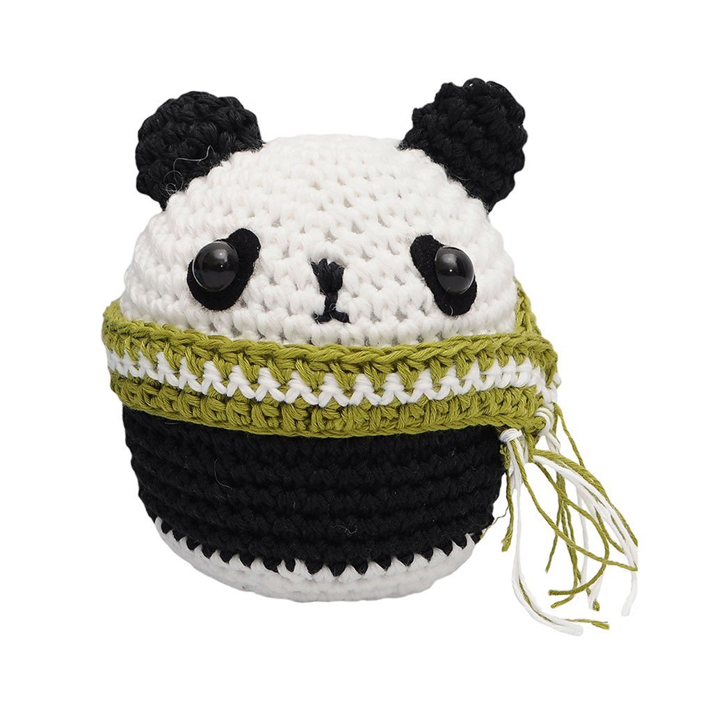 Brown;Grey;Black-White Bear Handmade Amigurumi Stuffed Toy Knit Crochet Doll VAC