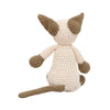 Cream-brown Wild Cat Handmade Amigurumi Stuffed Toy Knit Crochet Doll VAC